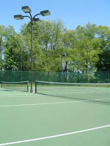 tennis courts